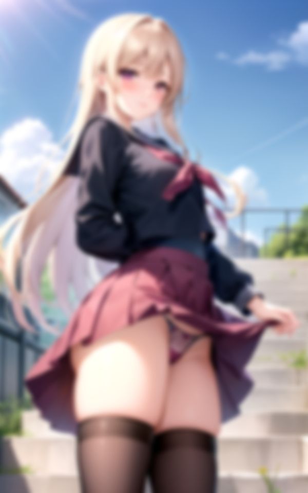 サンプル画像2:今日も空は青く君のパンツはどんな色(ero03) [d_390848]