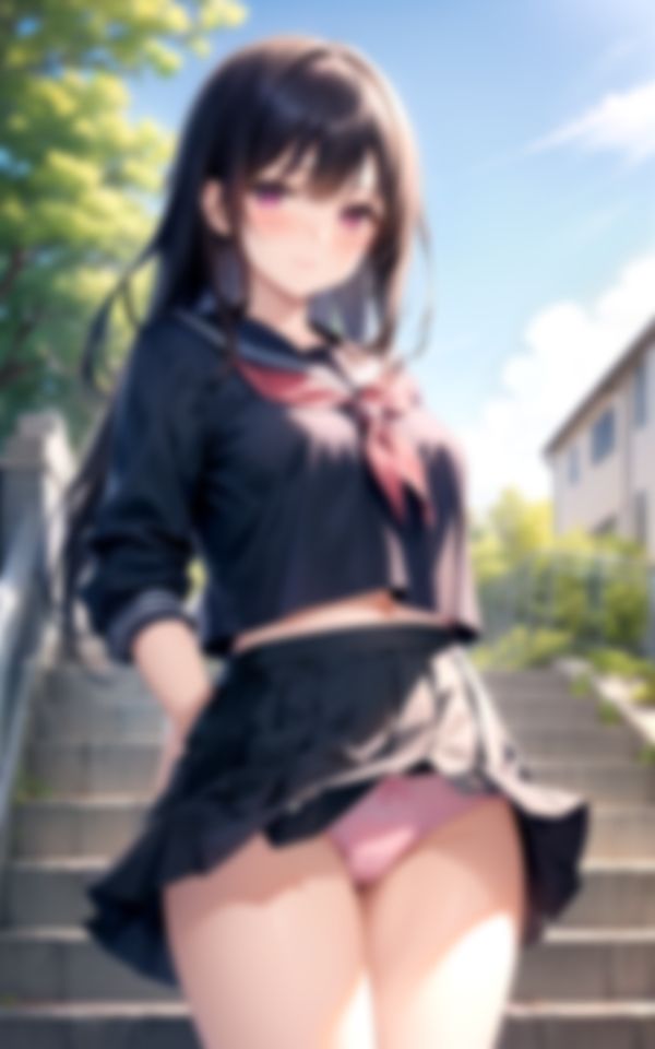 サンプル画像3:今日も空は青く君のパンツはどんな色(ero03) [d_390848]