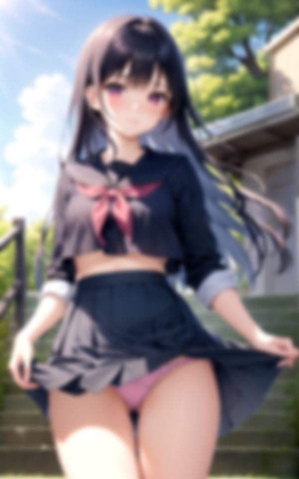 サンプル画像5:今日も空は青く君のパンツはどんな色(ero03) [d_390848]