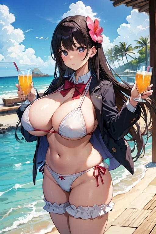 サンプル画像3:海の家催●女子アルバイト写真集2 〜お尻中心CG集編〜(AI dreamer) [d_390887]