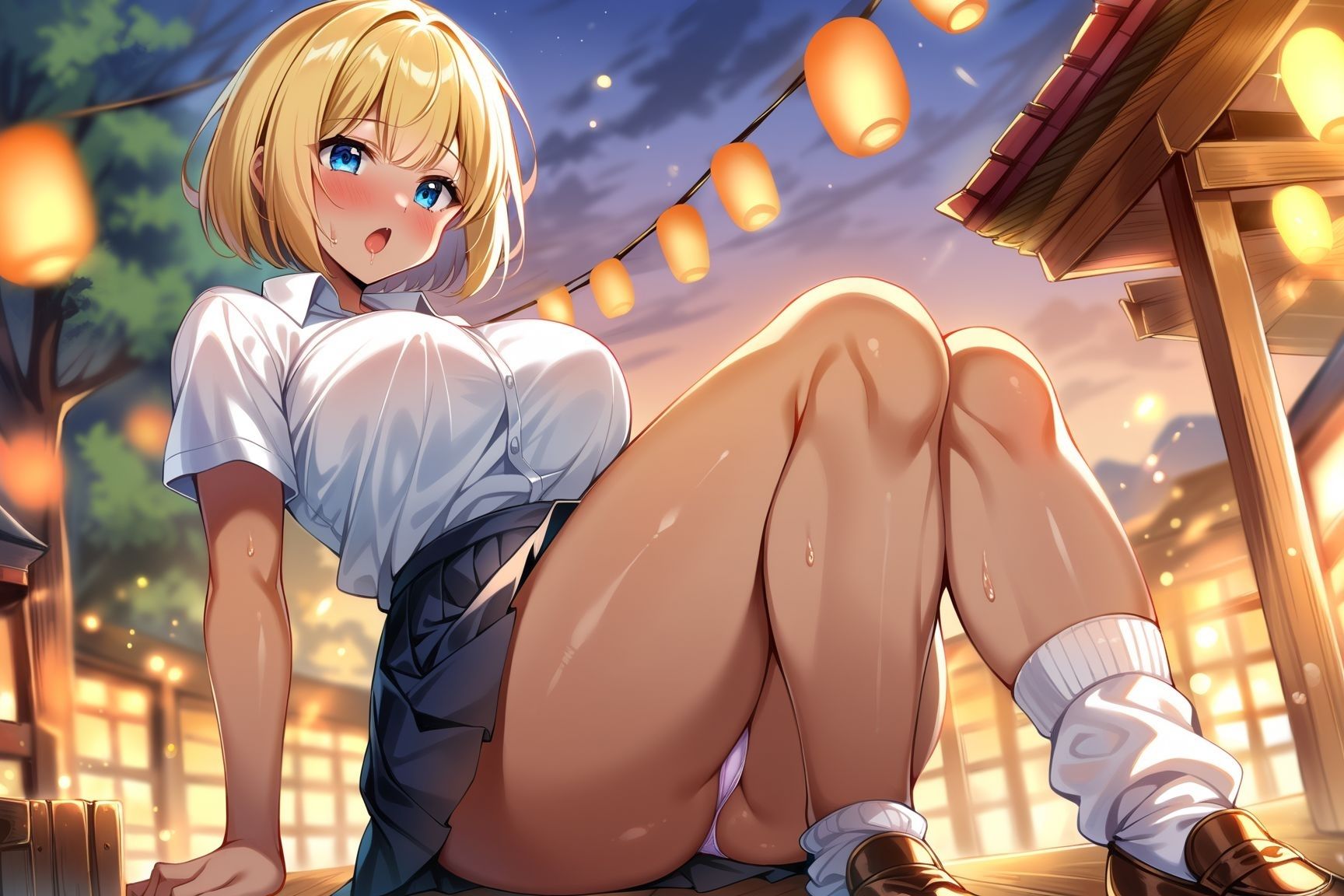 サンプル画像5:生意気な金髪ギャルをわからせる(赤ちん) [d_390937]