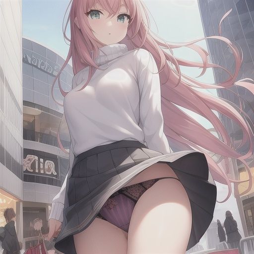 サンプル画像2:ギャルでチラリ？(けいちゃん) [d_390985]