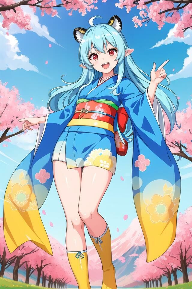 サンプル画像1:うる☆やつら 着物のらむちゃん CGシリーズ第7弾(アイドル・マイスター) [d_390991]