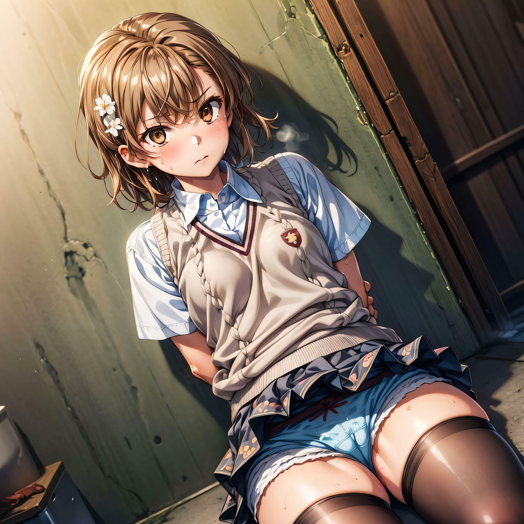 サンプル画像2:パンツガン(ふわふわまくら) [d_391011]