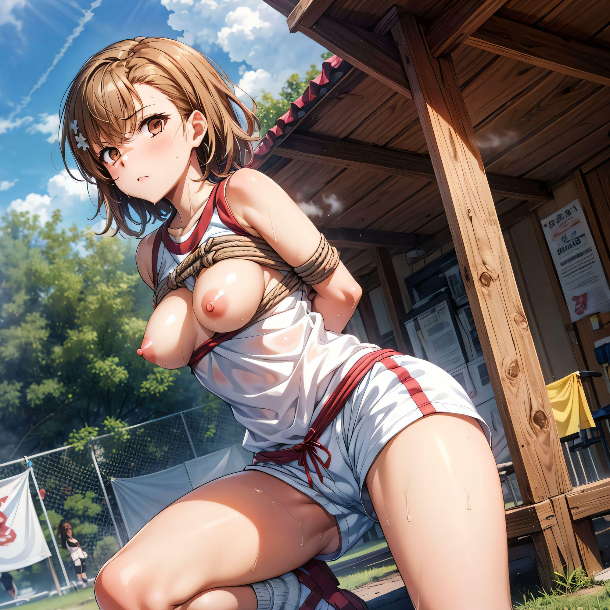 サンプル画像4:パンツガン(ふわふわまくら) [d_391011]