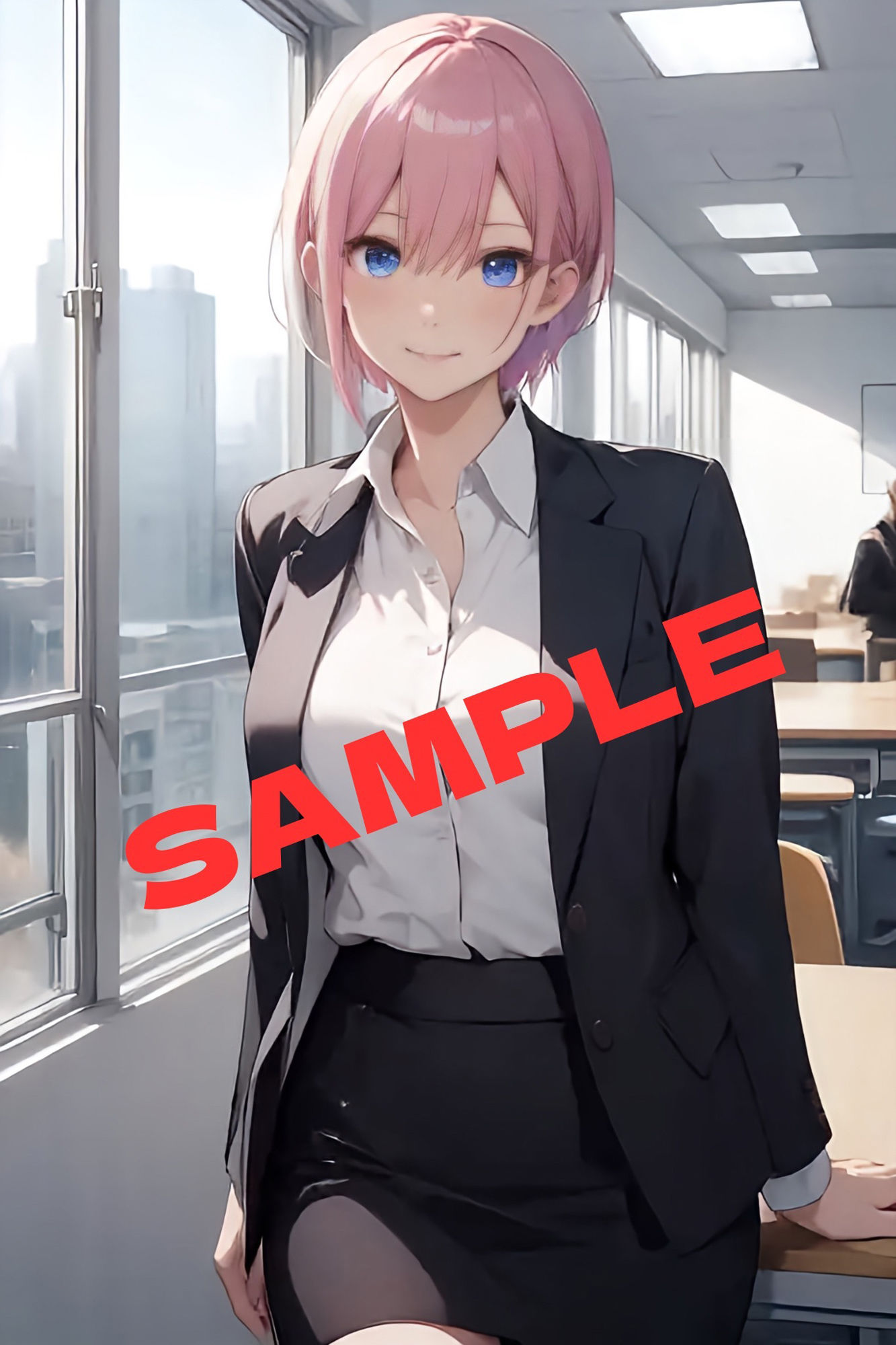 サンプル画像1:［OL中野〇花］大嫌いな上司と飲みに行ったら、お持ち帰りされた件(かわいあい) [d_391175]