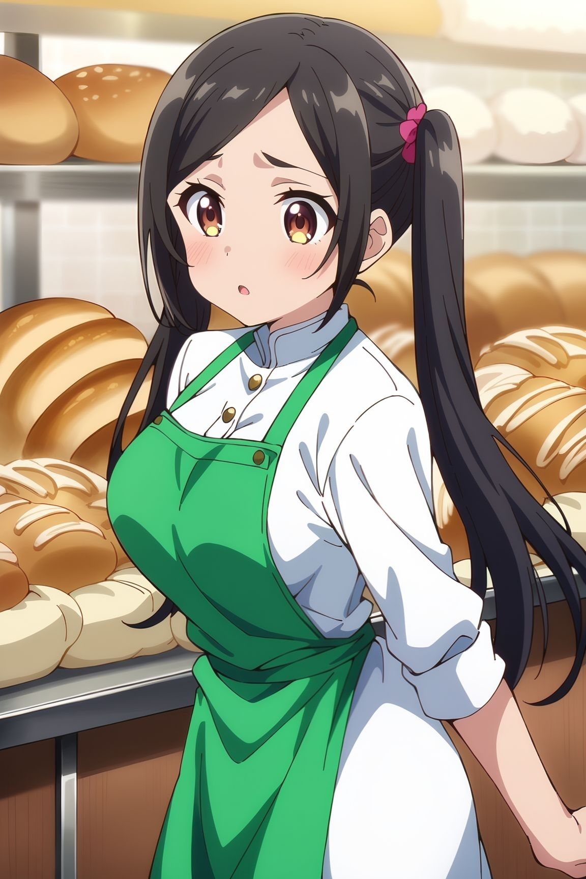 サンプル画像1:行列が絶えないパン屋さん(ブーギーブーム) [d_391210]