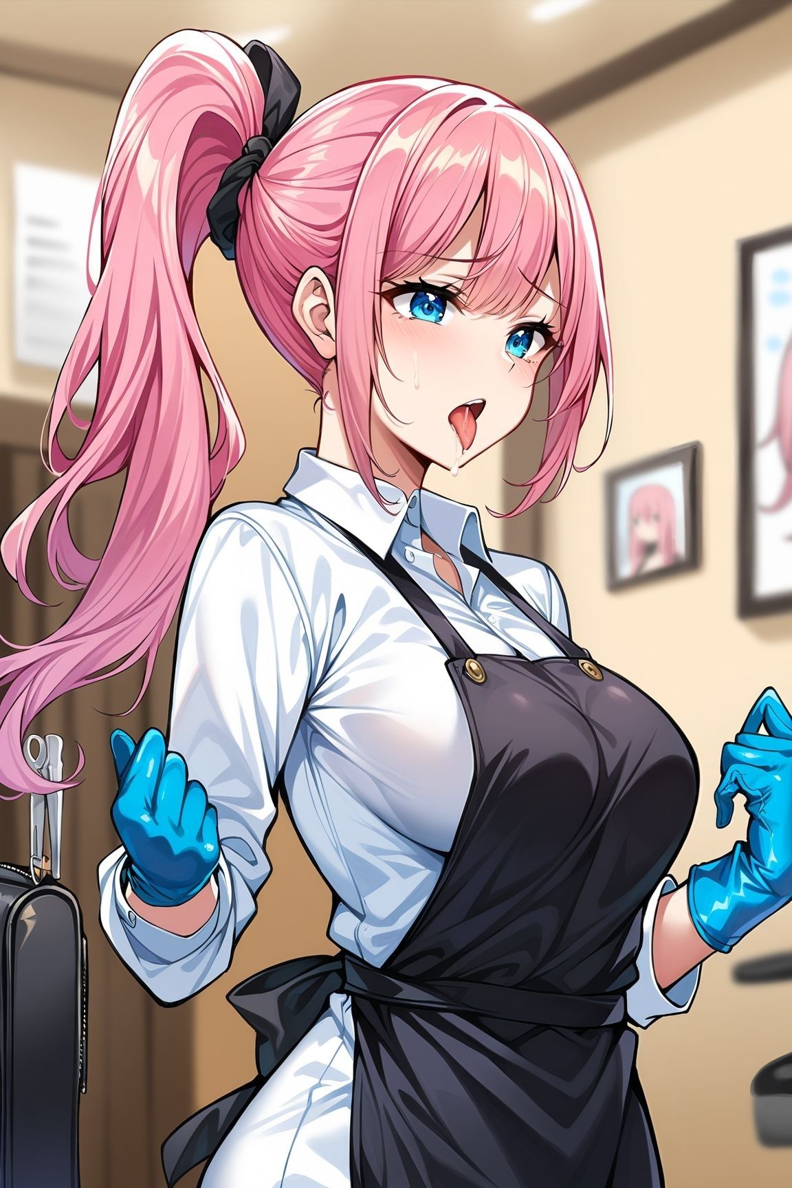 サンプル画像1:陰毛サロンに密着してみた(チェリーポンプ) [d_391239]