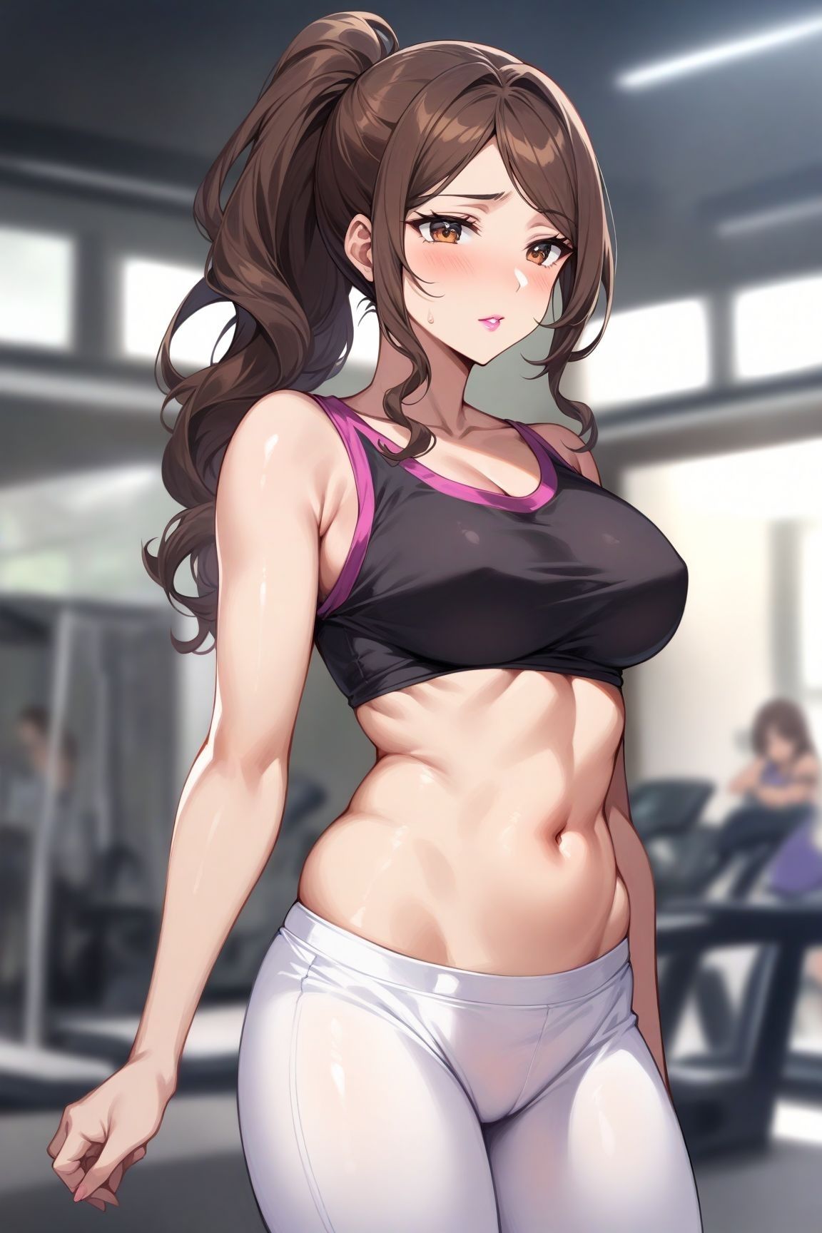 サンプル画像1:パーソナルトレーナーと夜の合トレ(研究バーチャル) [d_391246]