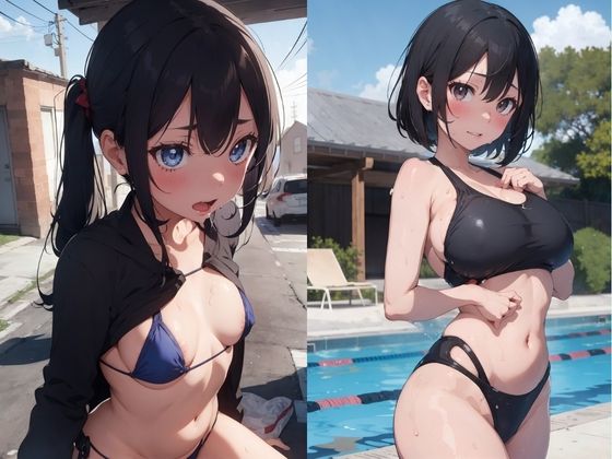 サンプル画像3:〜スク水、競泳水着、マイクロビキニ〜水着女子濃厚ハメハメ運動会 vol.2(ドリームガールズ) [d_391283]