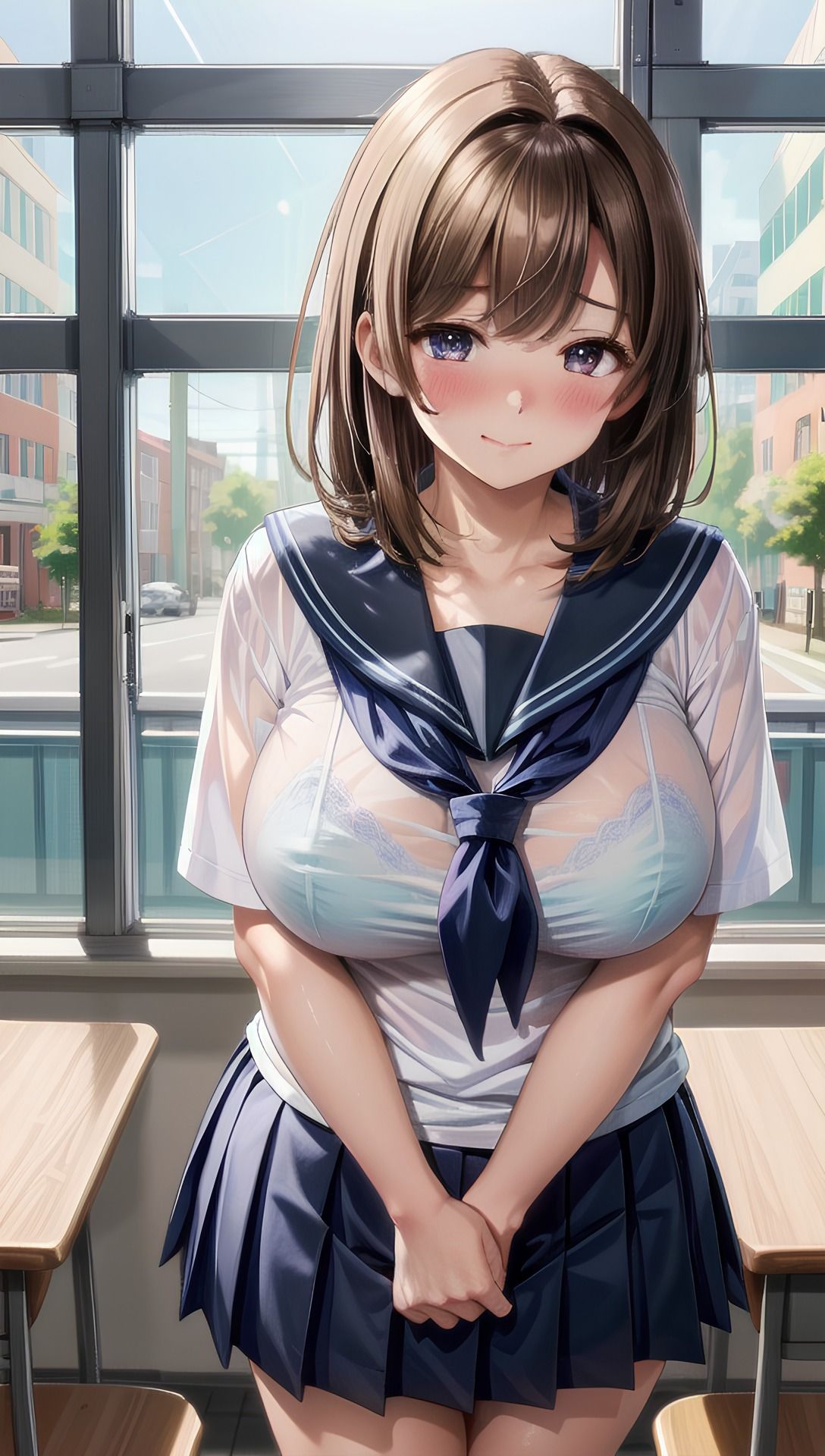 サンプル画像2:清楚系の学園女子(べりーパイ) [d_391296]