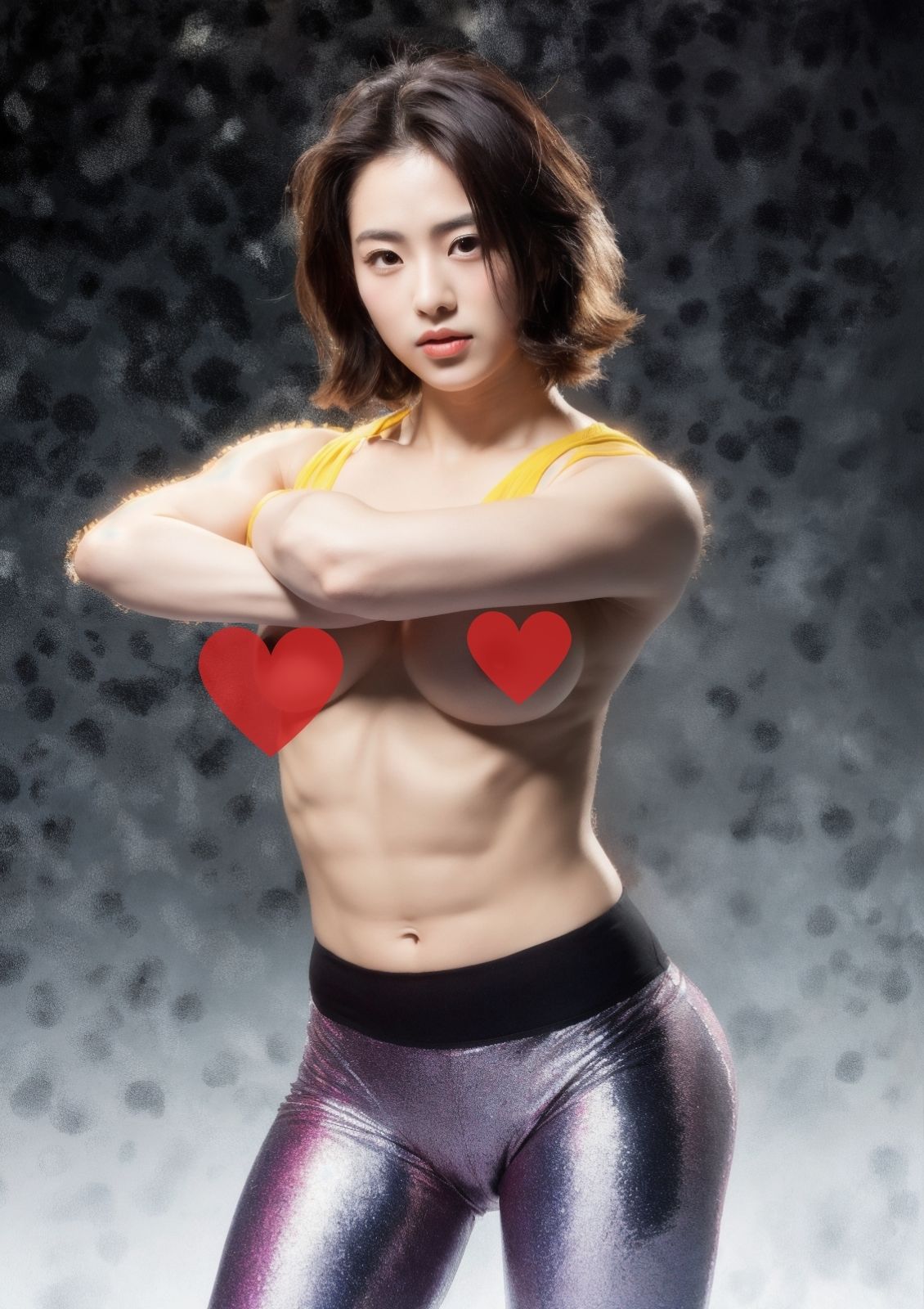 サンプル画像4:初脱ぎ女子プロレスラー(100円フェチズム) [d_391332]