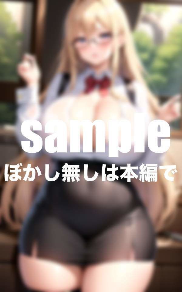 サンプル画像1:爆乳先生に癒されたい！(えっちな妄想) [d_391342]