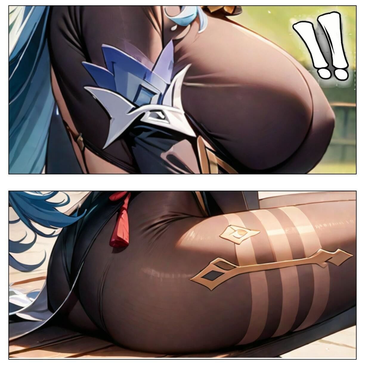 サンプル画像3:ハゲギ〇ス！！ STAGE 11 ドスケベピチピチエロボディスーツのガ〇ューちゃんを発見したので、ギ〇スでお持ち帰りして縛っちゃいました(ハゲギ〇ス) [d_391349]