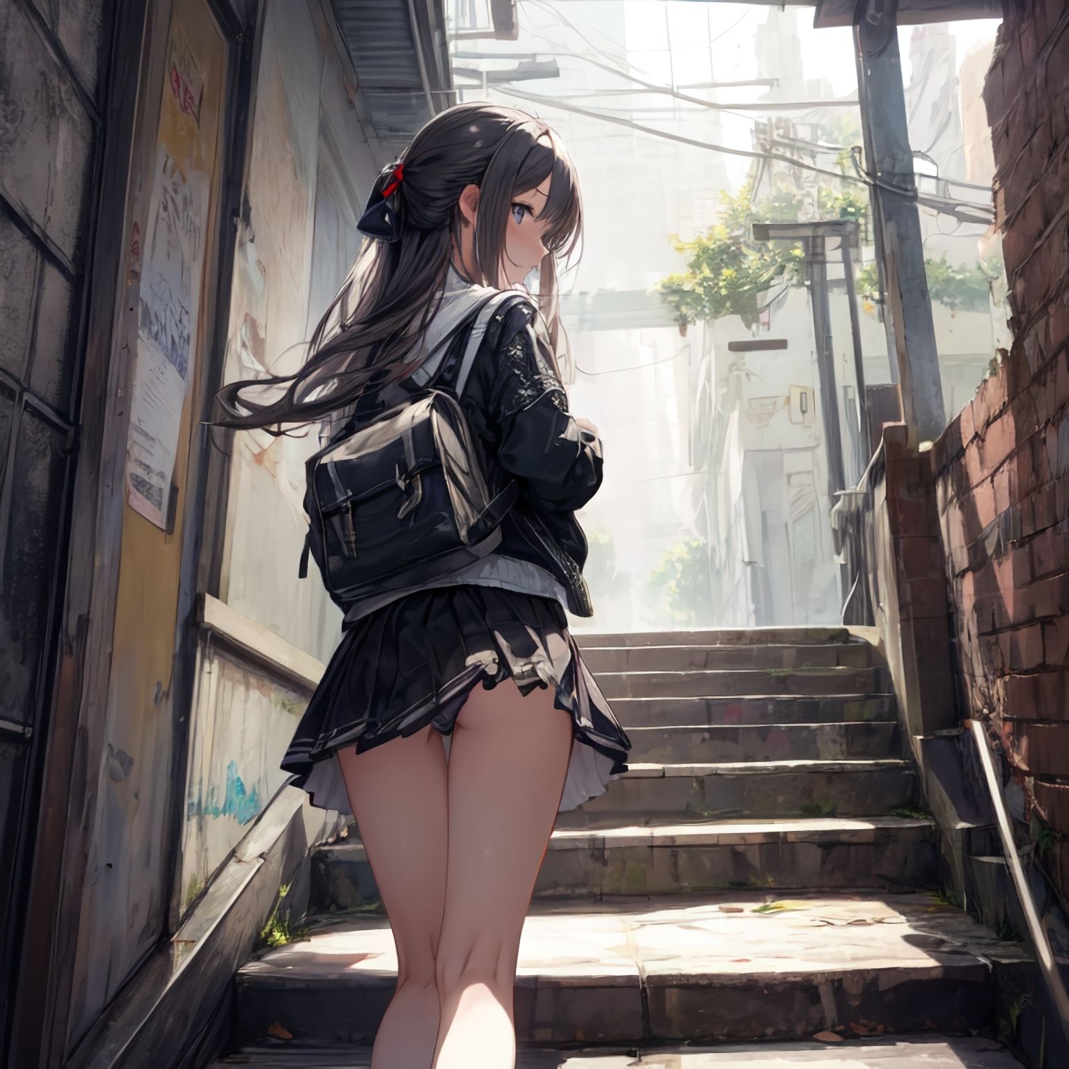 サンプル画像1:階段×おぱんつ(なず屋) [d_391411]