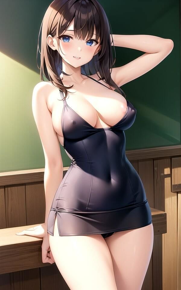 サンプル画像4:スク水女子！！(AImario) [d_391475]