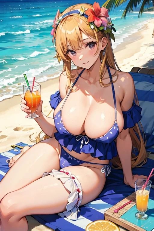 サンプル画像4:真夏ビーチ催●水着美女写真集1(AI dreamer) [d_391504]