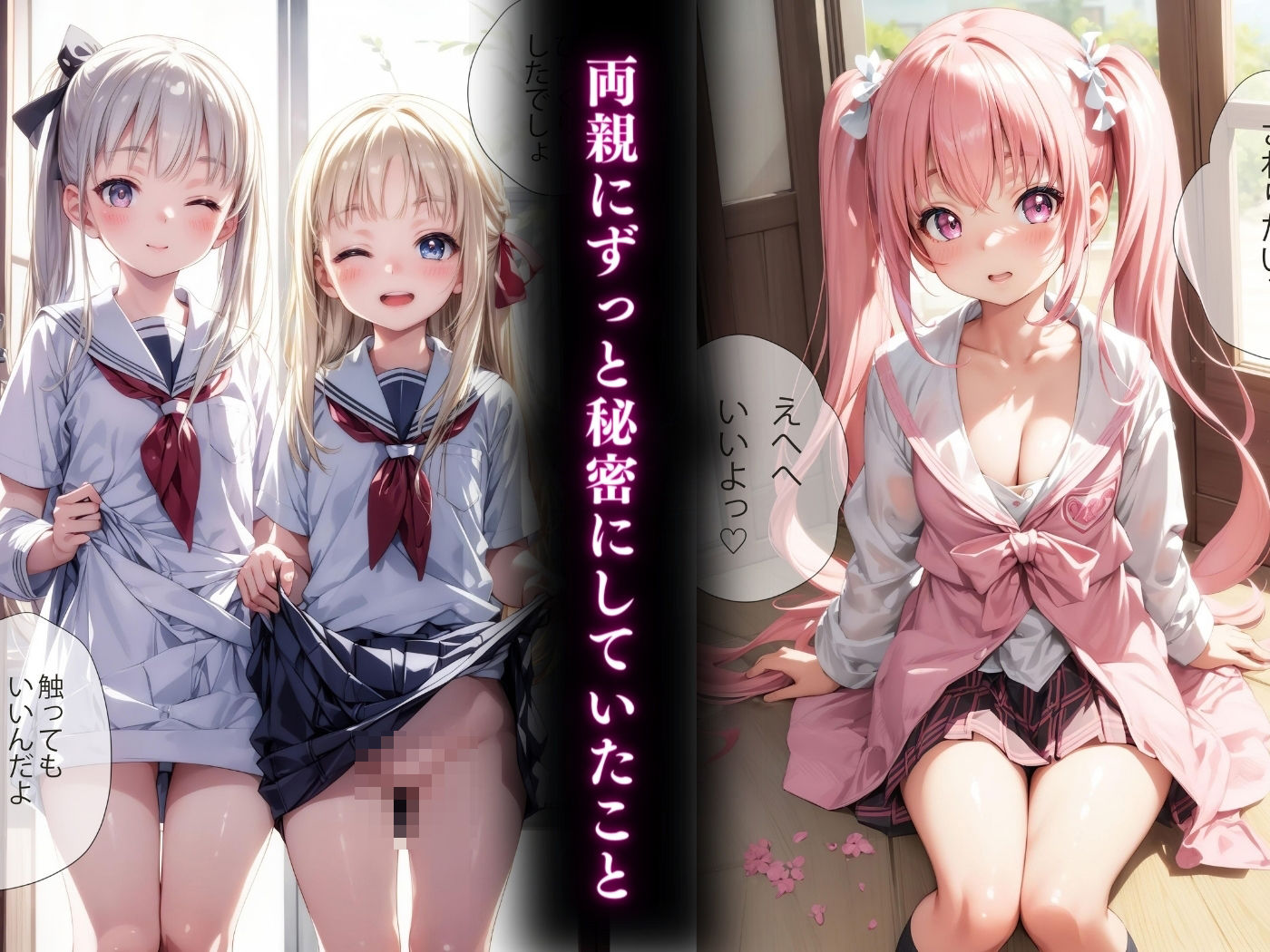 サンプル画像1:家族の秘め事 〜妹との禁断の関係〜(AI Beauties Lab) [d_391539]