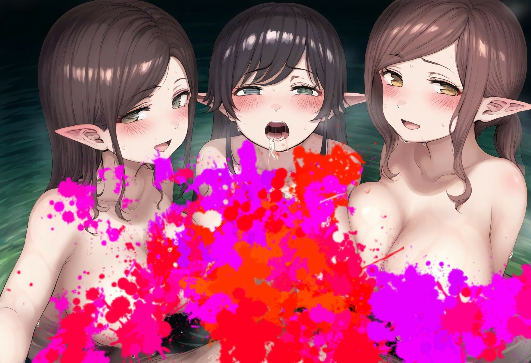 サンプル画像5:エルフ村を淫らに制圧せよ soft ver.(ある) [d_391569]