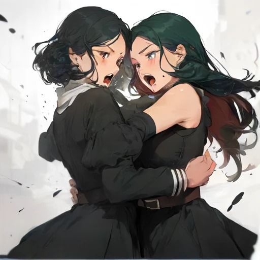 サンプル画像2:女の喧嘩 キャットファイトイラスト1(CFAIC) [d_391570]