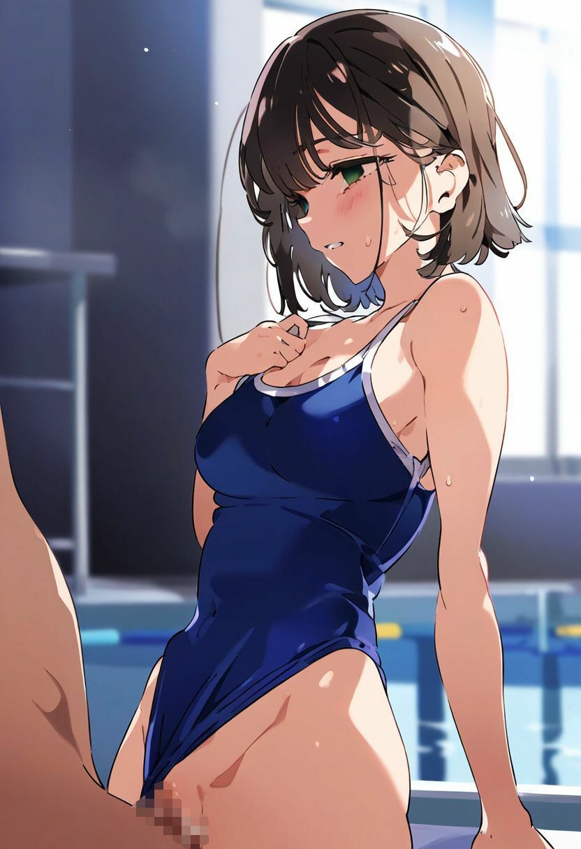 サンプル画像6:時間停止して女子校生を制服着たオナホにしてやった｜セックス、立ちバック、中出し、ぶっかけ、顔射、口内射精、スク水 JKやり放題のカラーイラスト500枚(エロロ兵長) [d_391585]