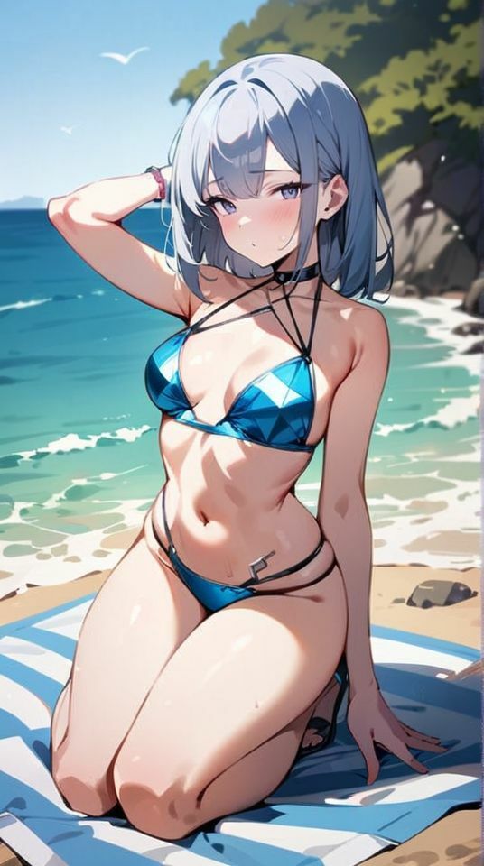 サンプル画像3:水着キャラ集1(FOX_AI漫画部) [d_391590]