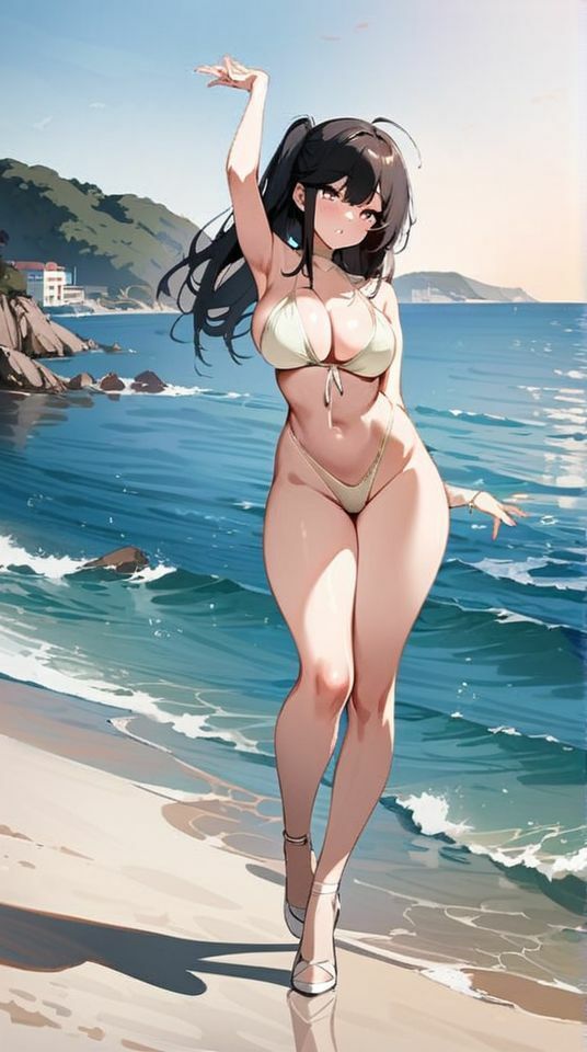 サンプル画像4:水着キャラ集1(FOX_AI漫画部) [d_391590]
