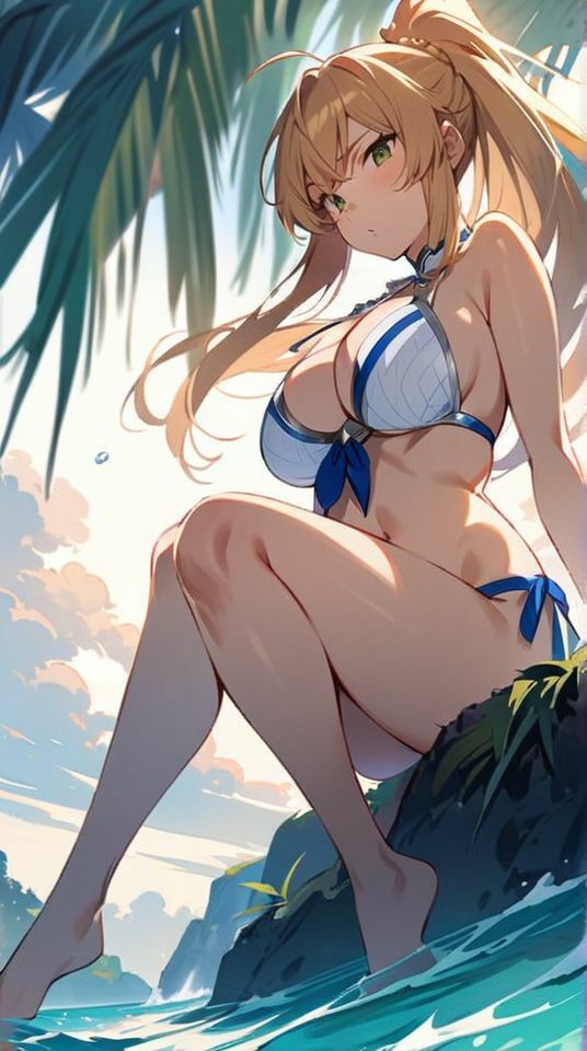 サンプル画像4:水着キャラ集2(FOX_AI漫画部) [d_391595]