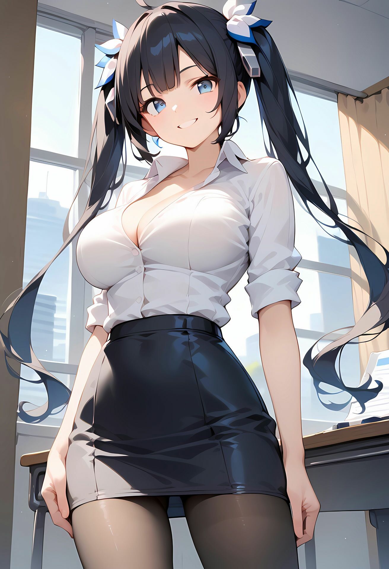 サンプル画像6:ダン〇ち ヘス〇ィア コスプレえっち(den-ichi) [d_391647]