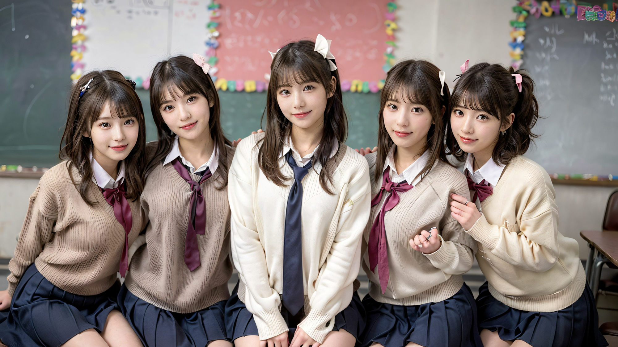 サンプル画像1:制服美少女シリーズ 厳選美少女たちのノーパン鑑賞会！ Part5(制服美女ん) [d_391680]