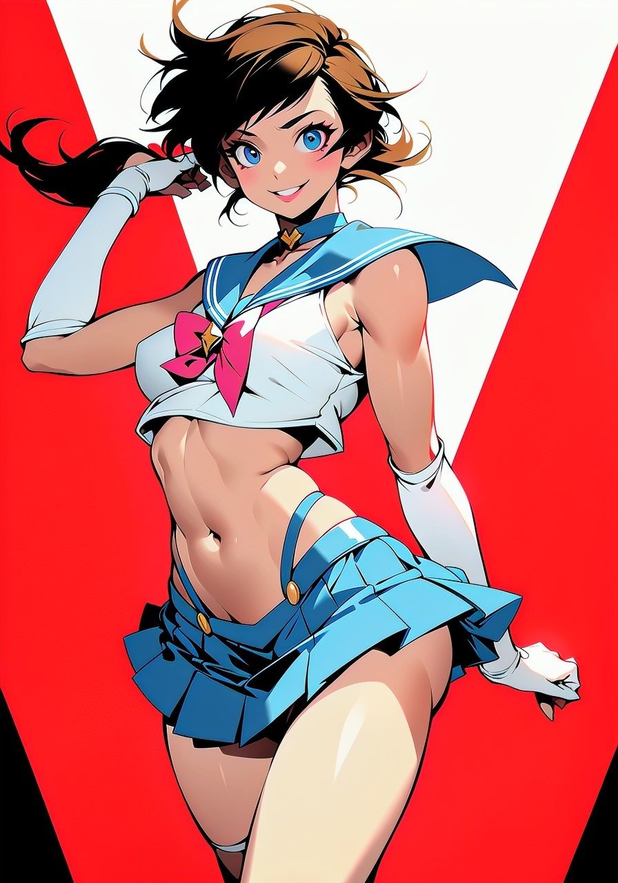 サンプル画像3:ス-パ-ヒロイン大戦(プラモ制作委員会) [d_391689]