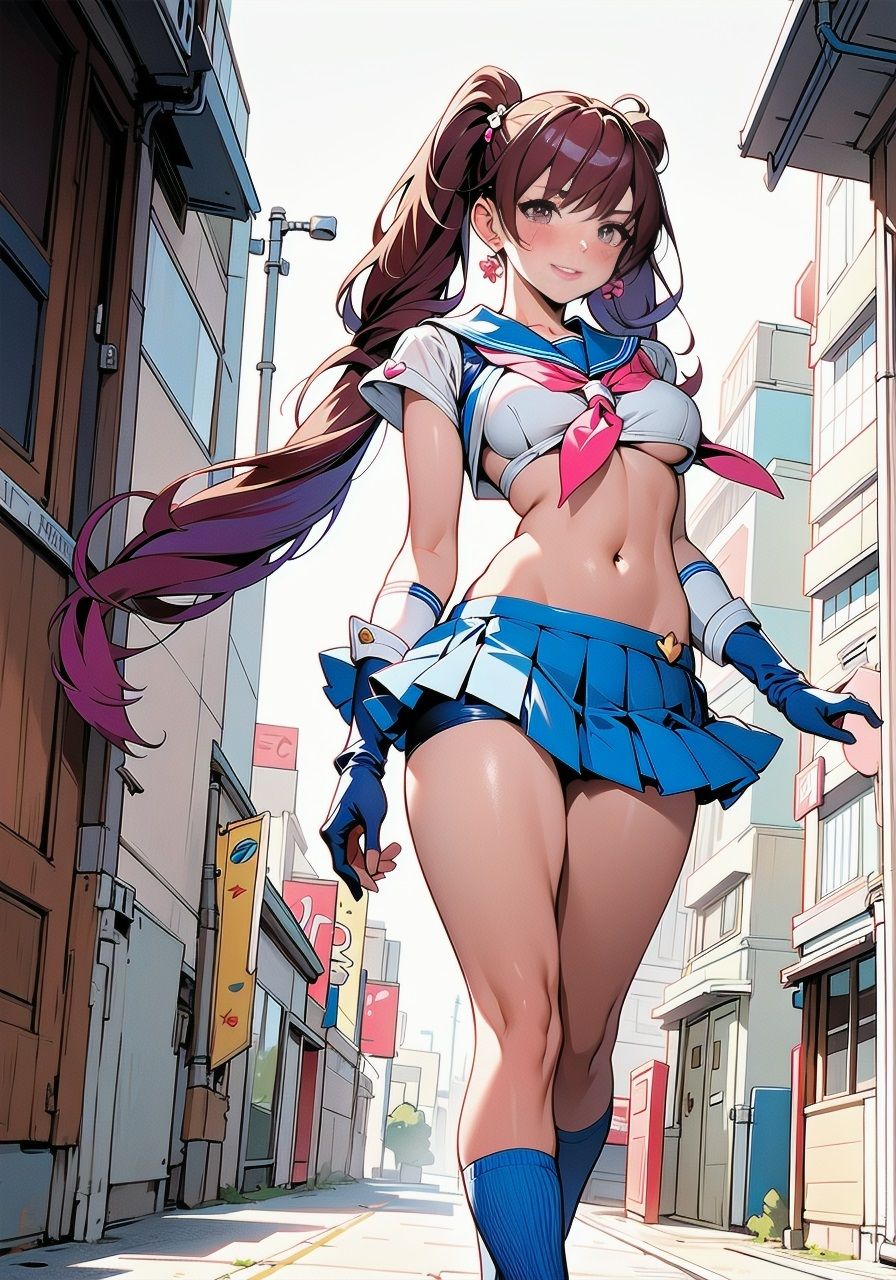 サンプル画像6:ス-パ-ヒロイン大戦(プラモ制作委員会) [d_391689]