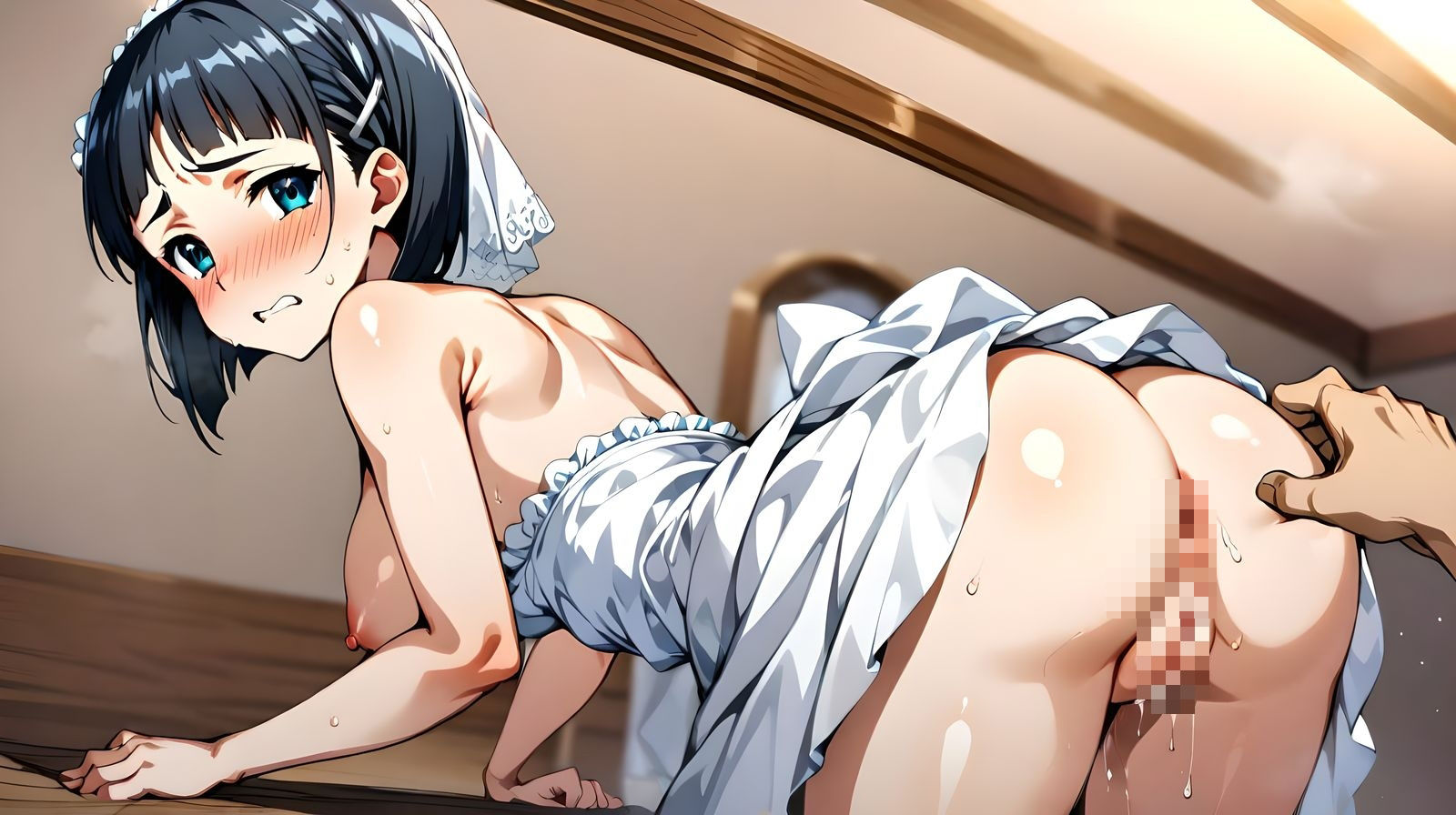 サンプル画像3:結婚式で幸せの妊娠(ぞえっくす) [d_391752]