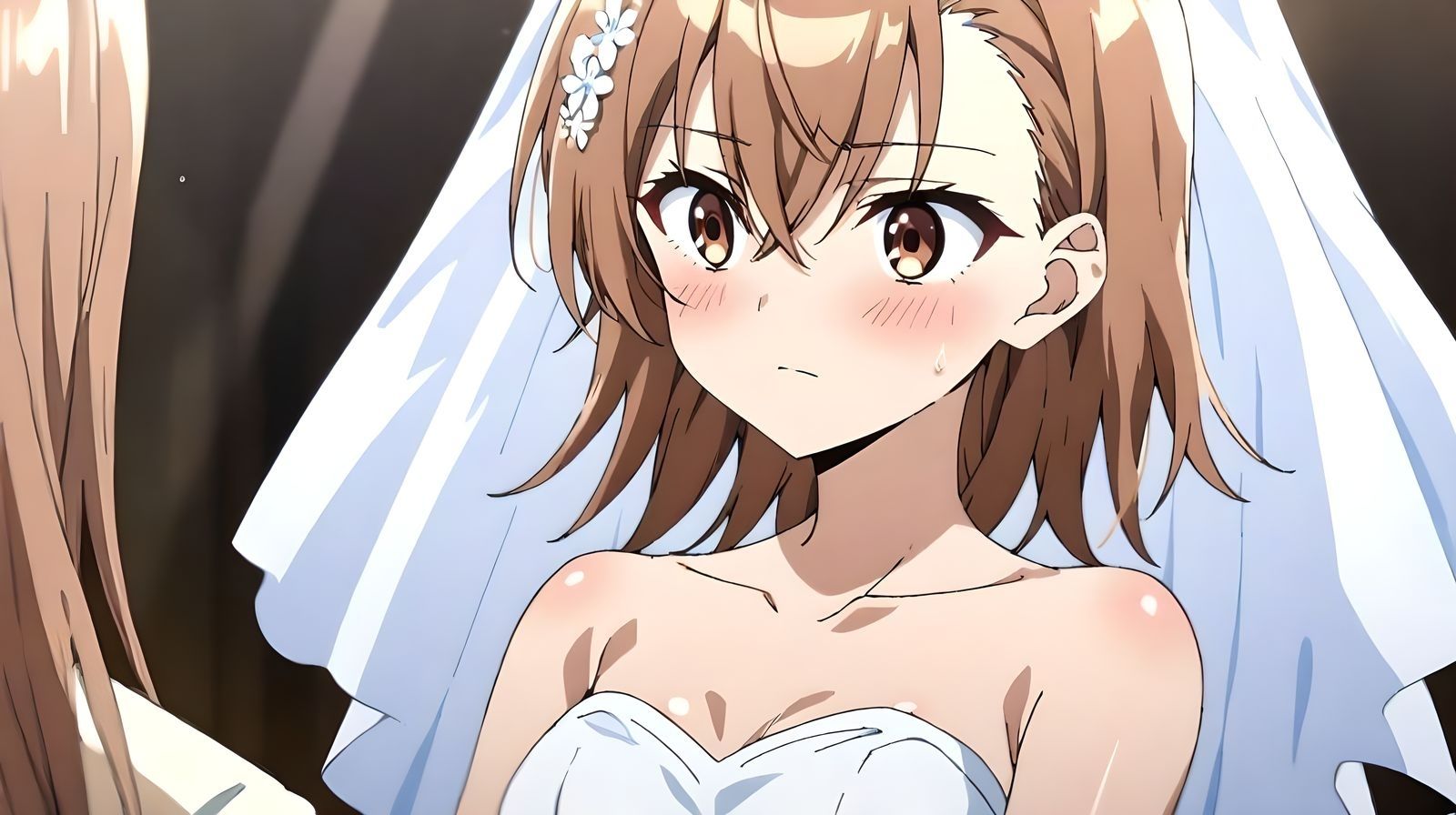 サンプル画像1:とある花嫁の超性交砲(コスプレAI) [d_391775]