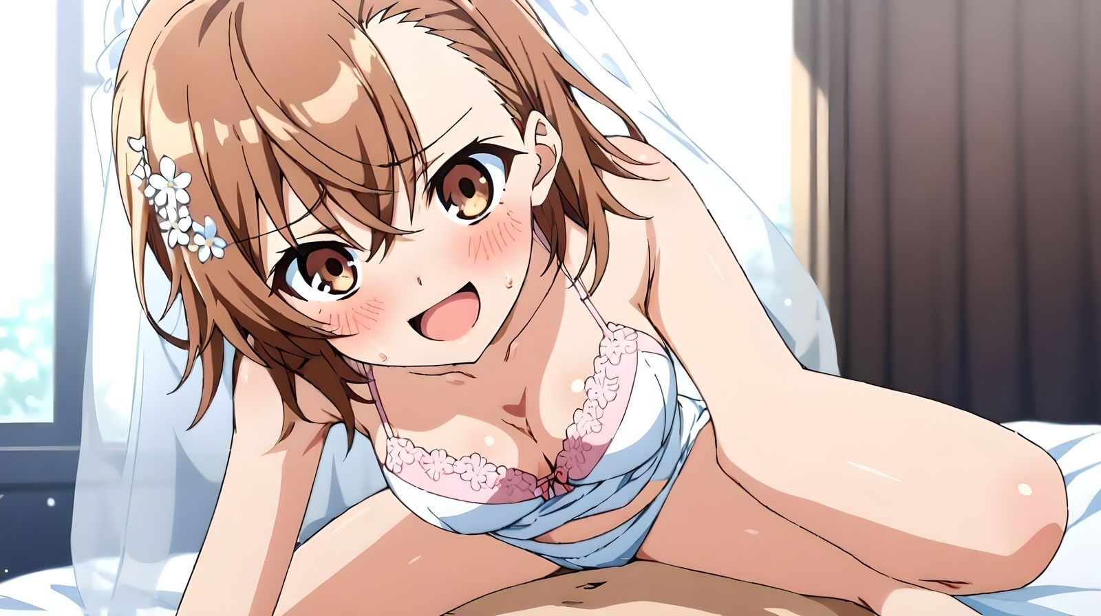 サンプル画像4:とある花嫁の超性交砲(コスプレAI) [d_391775]