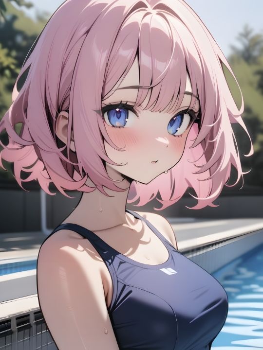 サンプル画像1:プールサイドの誘惑2(はつゆき) [d_391819]