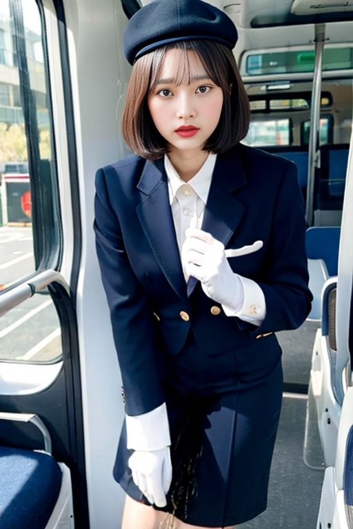 サンプル画像1:おもらしバスガイド(P-AI planning) [d_391860]