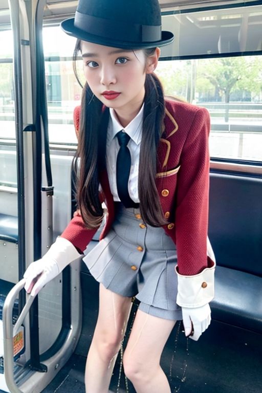 サンプル画像2:おもらしバスガイド(P-AI planning) [d_391860]