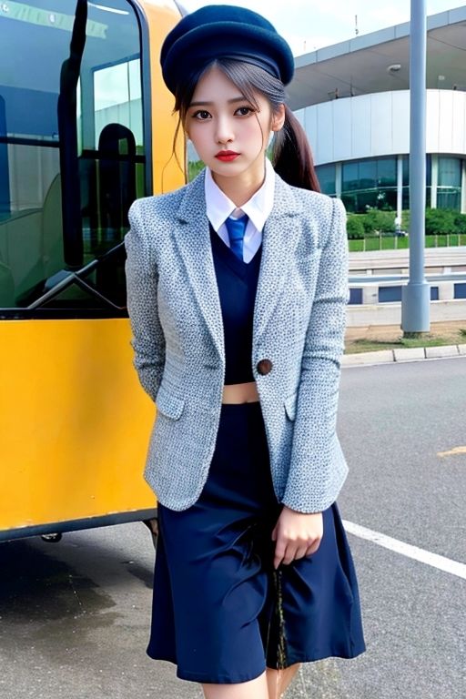 サンプル画像4:おもらしバスガイド(P-AI planning) [d_391860]