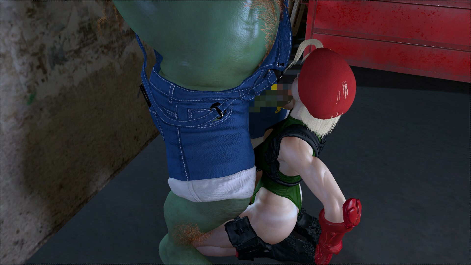 サンプル画像5:【ROMV100】SF6キャミンとブランコのストリートセックス「ブモーブモー！！（着衣！！）」(ローズ志向) [d_391865]