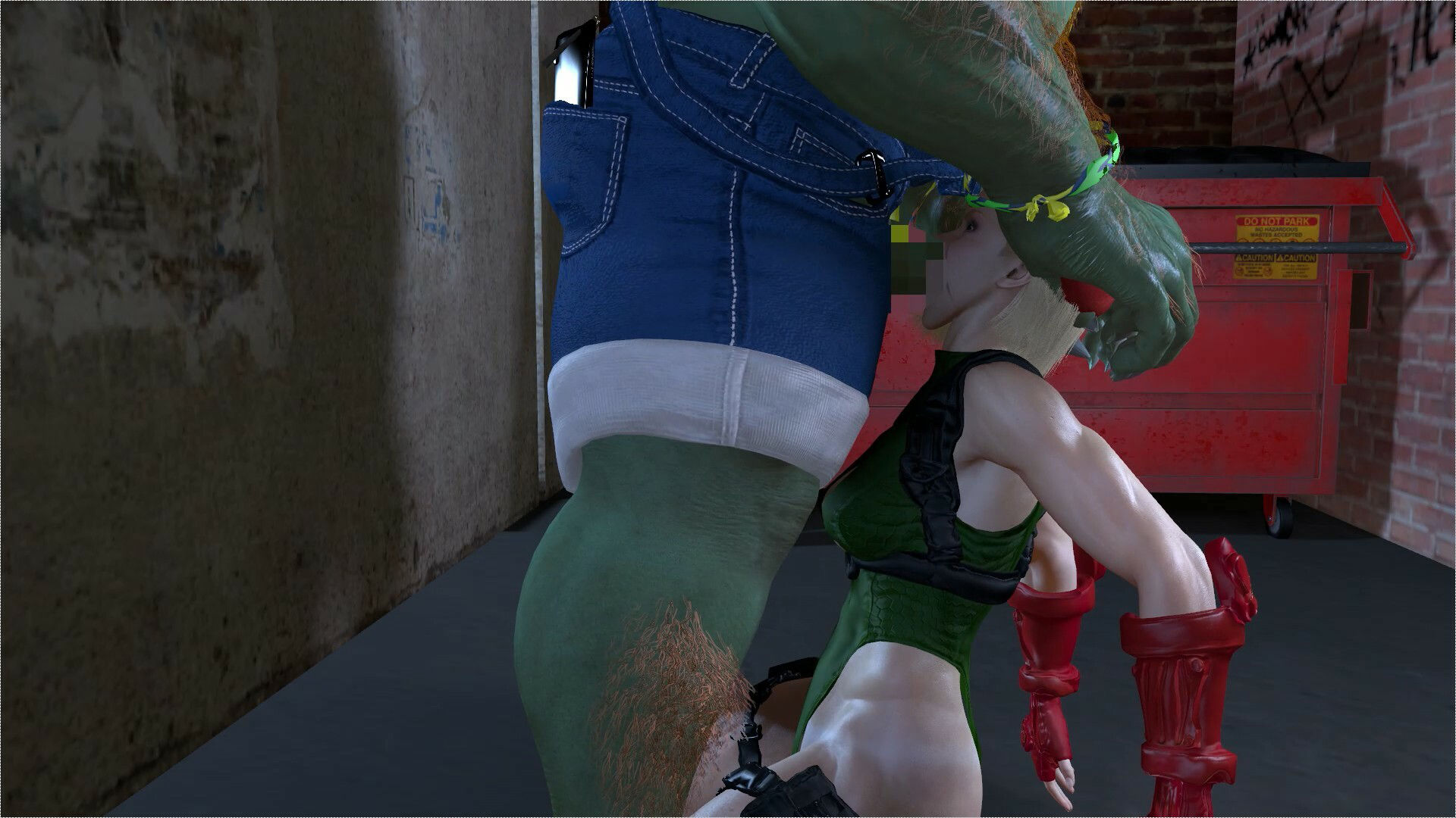 サンプル画像6:【ROMV100】SF6キャミンとブランコのストリートセックス「ブモーブモー！！（着衣！！）」(ローズ志向) [d_391865]