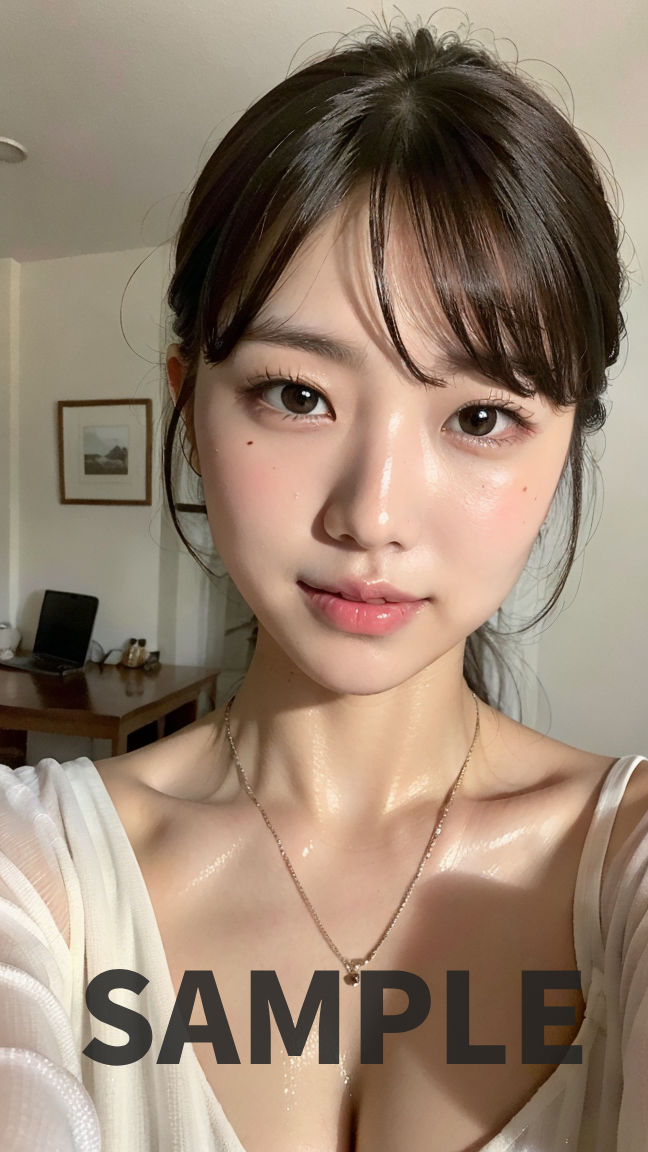 サンプル画像1:顔で抜く！！美女の顔面に溜まりに溜まった白濁男汁をぶっかけろ！！顔ヌキ専用【AI美女グラビア写真集】(AI女学園) [d_391876]