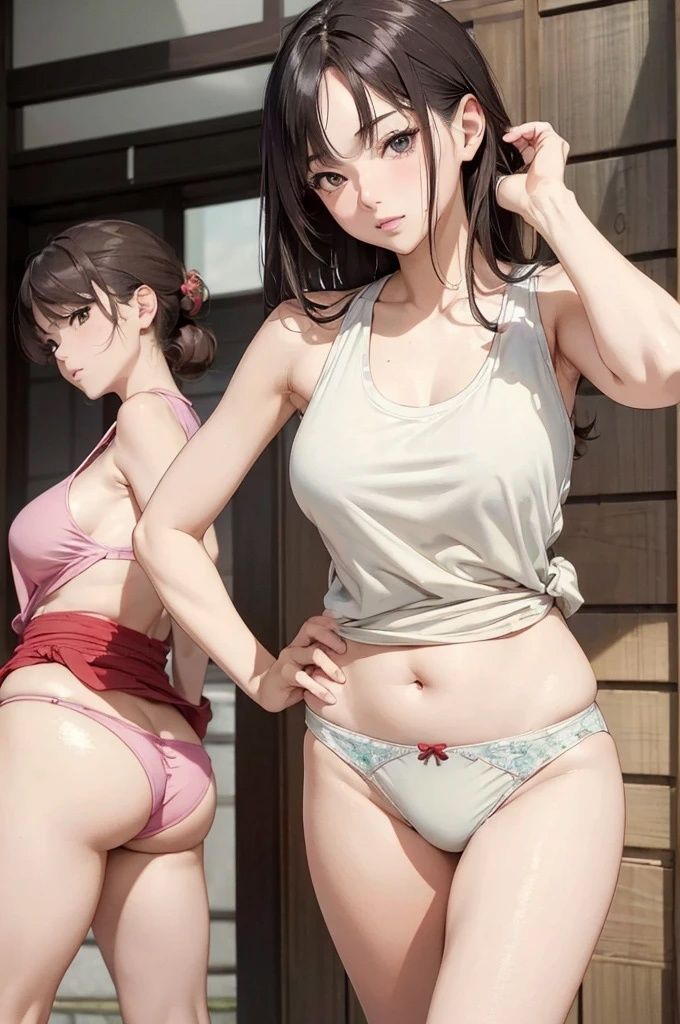 サンプル画像2:巨乳露出美女【妄想イラスト美女図鑑vol.89】(AIイラスト美女研究所) [d_391893]