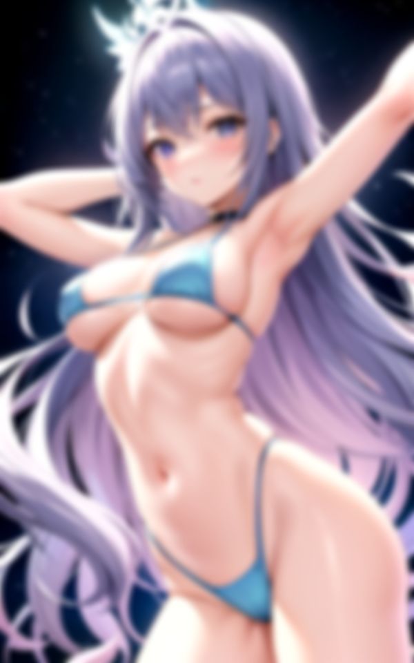 サンプル画像2:ロングヘヤーの彼女(ミスティックメモリ) [d_391921]