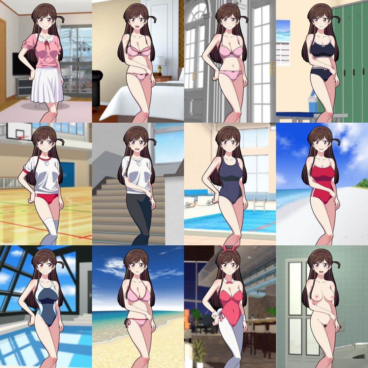 サンプル画像1:牡丹桜 画像の元 -表裏一体完璧超美麗女子大生貸出彼女編-(牡丹桜) [d_391928]