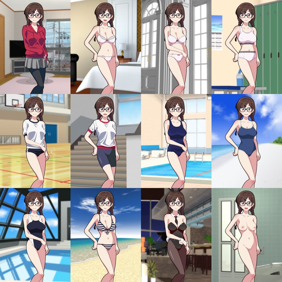 サンプル画像3:牡丹桜 画像の元 -表裏一体完璧超美麗女子大生貸出彼女編-(牡丹桜) [d_391928]