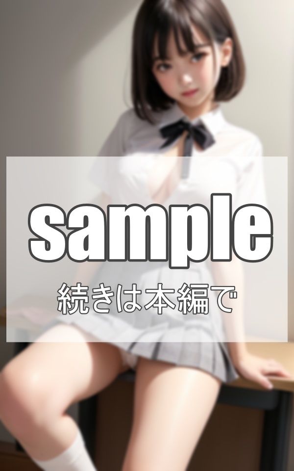 サンプル画像2:おしとやかなギャル達の誘惑(深淵AI秘宝館) [d_391960]