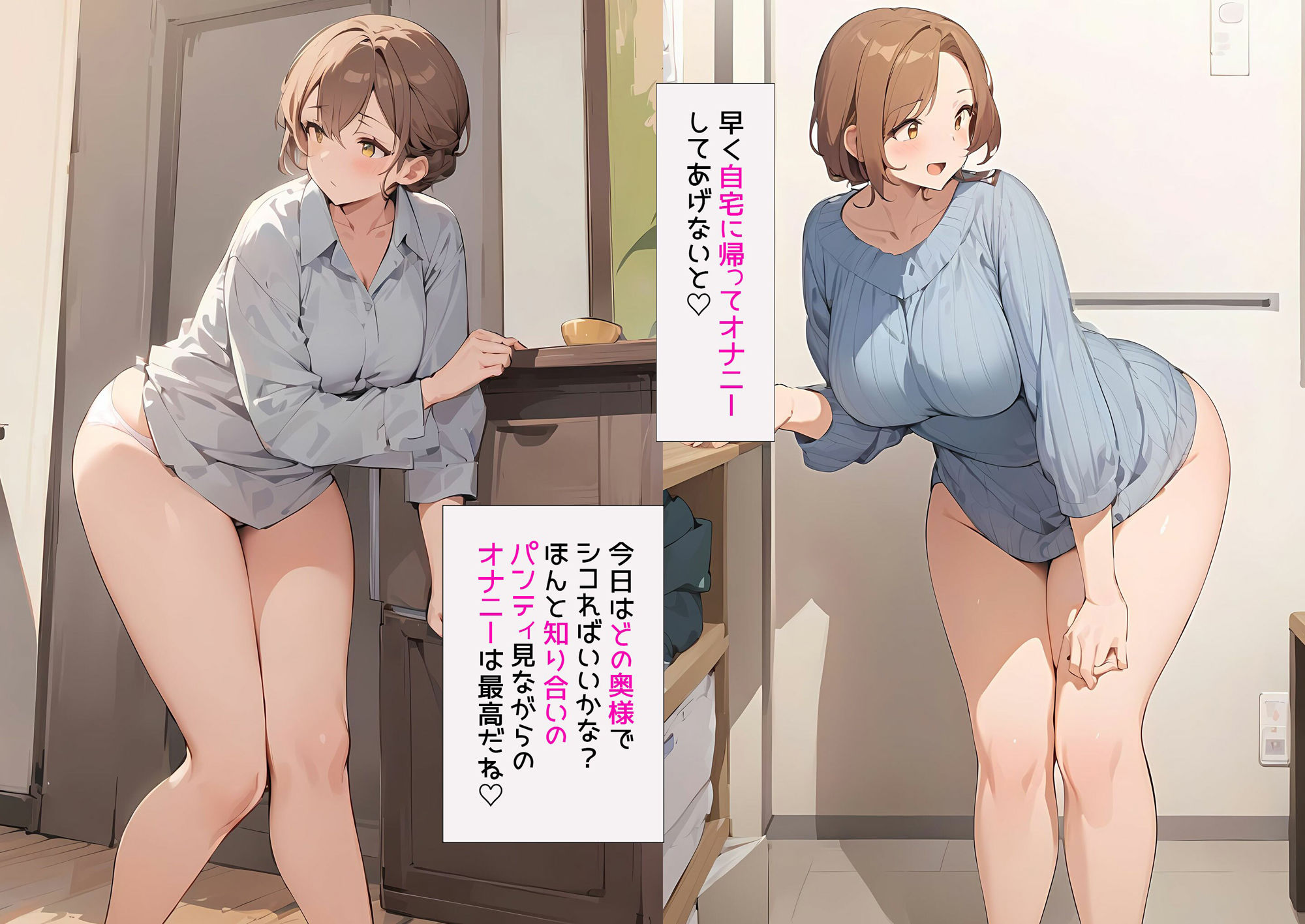 サンプル画像5:僕は団地に住んでいる人妻全員のジーンズを脱がしたい(日替わりさん) [d_391985]