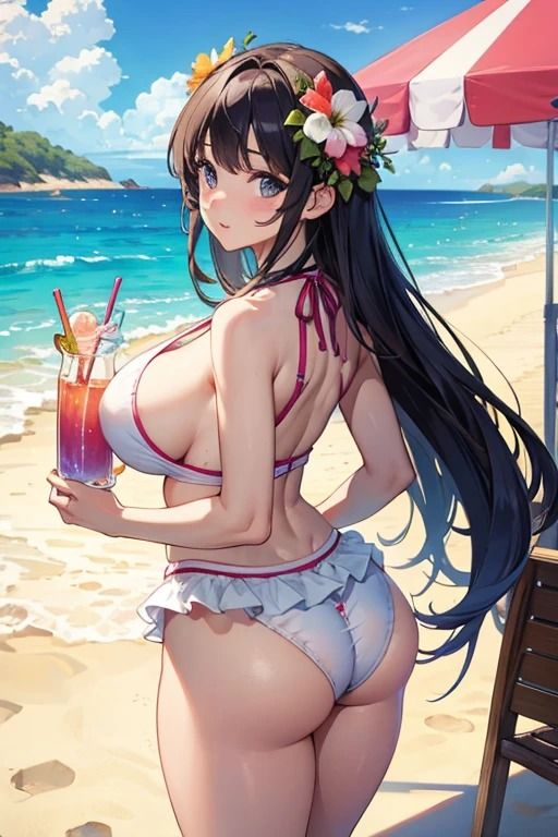 サンプル画像5:真夏ビーチ催●水着美女写真集2 〜お尻中心CG集編〜(AI dreamer) [d_391992]