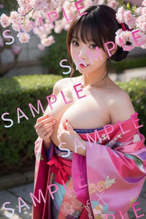 サンプル画像1:花魁コスプレガール＜おっぱい・おま◯こ・フェラ・挿入＞【Vol.1】(極・AI女子プロダクション) [d_392069]